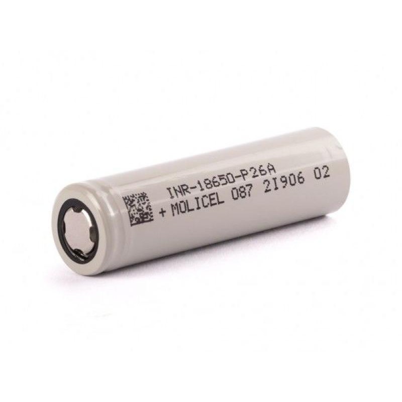 Molicel 18650 2600 mAh 35A unprotected