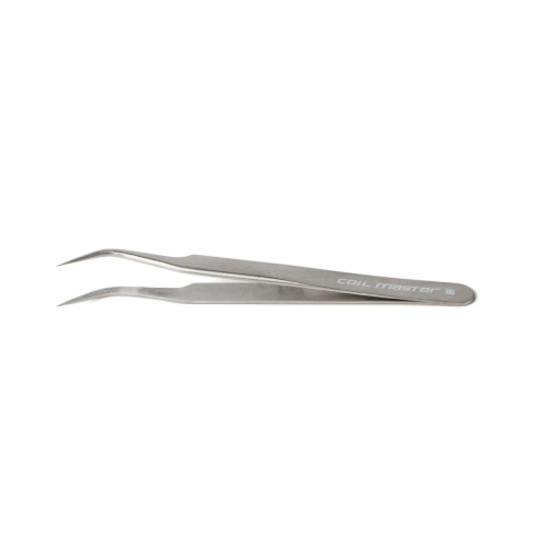Coil Master Metal Pinzette / Tweezer, gebogen
