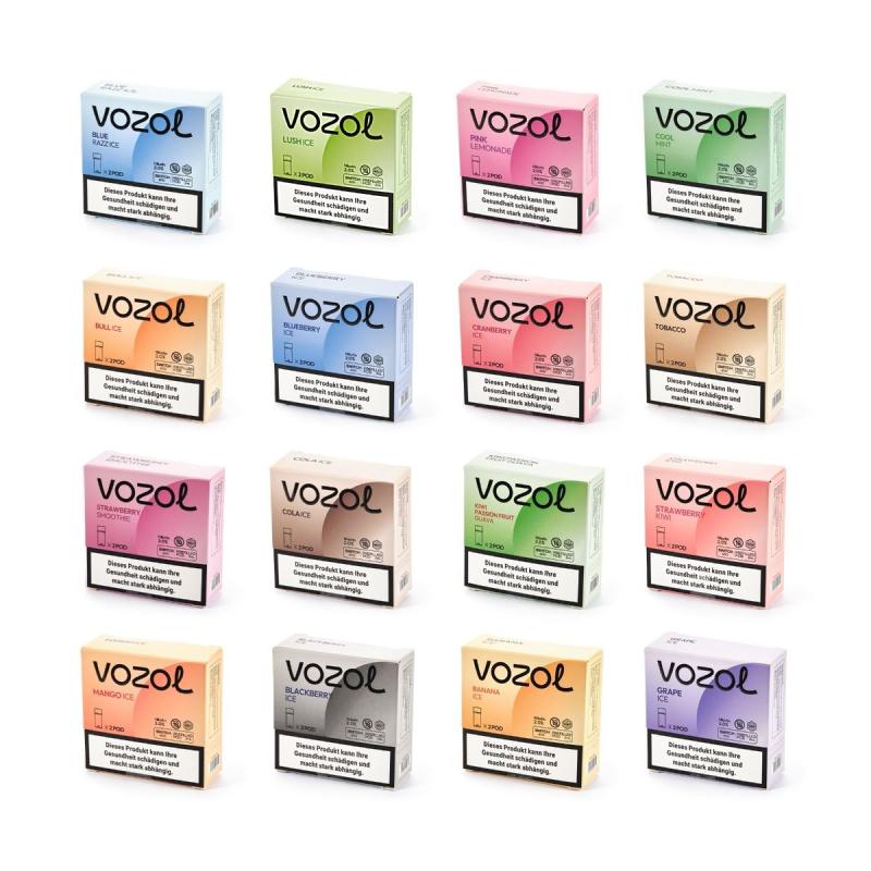 VOZOL Switch 600 Pod (Pro Pod) 2x 2ml 20mg/ml 600 ...