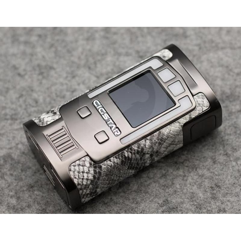 Cigstar Greek Temple Mod WEISS 230W Akkuträger - Aussteller