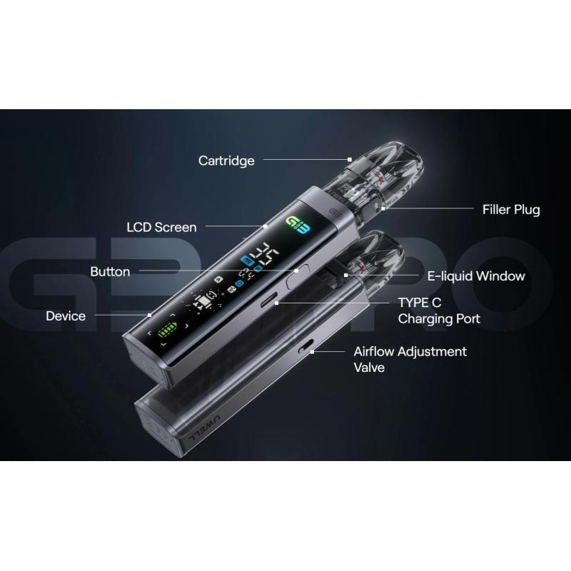 Uwell Caliburn G3 Pro Podset Kit 1000mAh 3ml