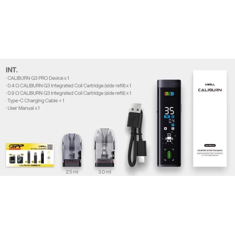 Uwell Caliburn G3 Pro Podset Kit 1000mAh 3ml