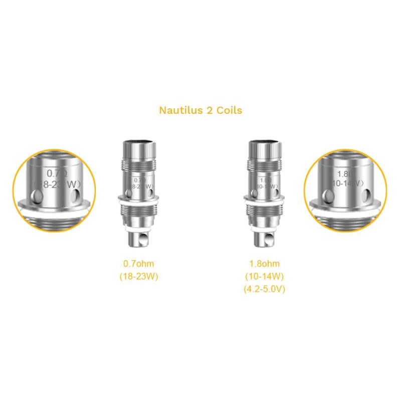 Aspire Coil Mini Mini Triton Nautilus Nautilus 2 BVC 2S