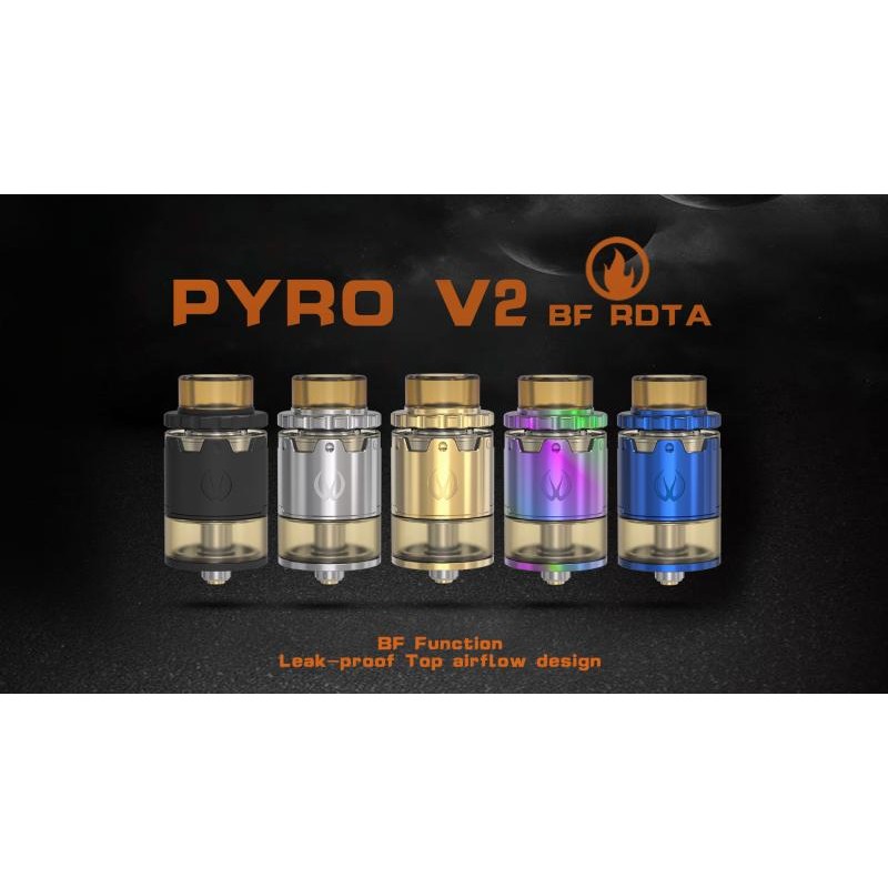 Vandy Vape PYRO V2 BF RDTA Verdampfer 2ml/4ml