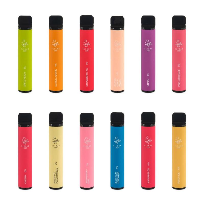 ELFBAR 1500 OHNE Nikotin 850mAh 1500 Züge MHD Rab...