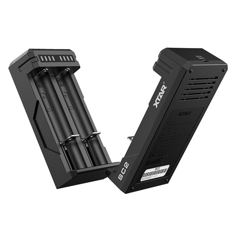 Xtar SC2 Schnelladegerät 2-Slot für Li-Ion-Akkus mit QC 3.0 Eingang
