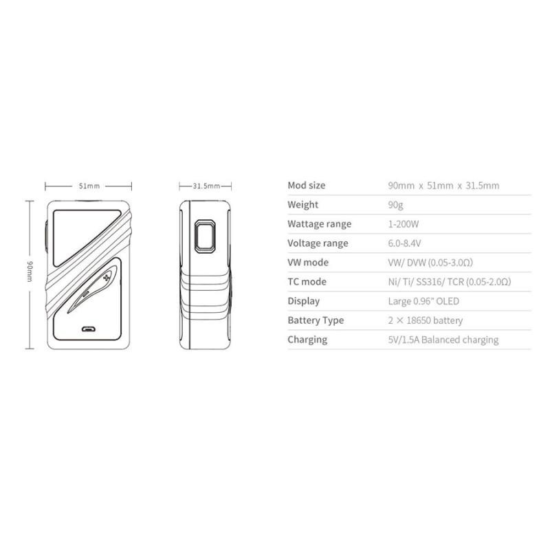 SMOANT Taggerz 200W Akkuträger