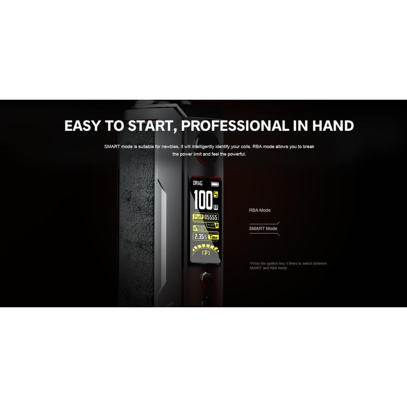 Voopoo DRAG X Plus Professional Edition Mod 100W 21700