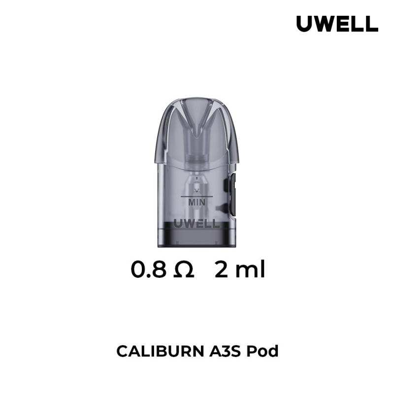 Uwell Caliburn A3, A3S, AZ3 Pod Sidefill, 4 Stk, 2...