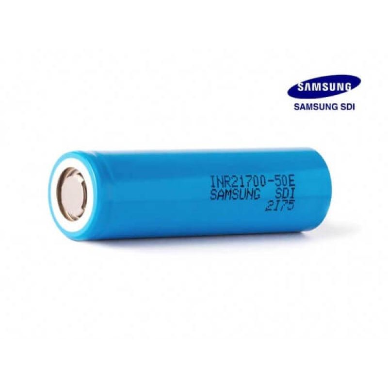 Samsung 21700-50E 5000 mAh 15A unprotected