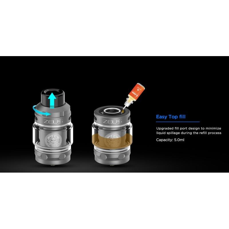 GeekVape, Aegis Max 21700, 100W TC Kit, Zeus Tank, 5ml