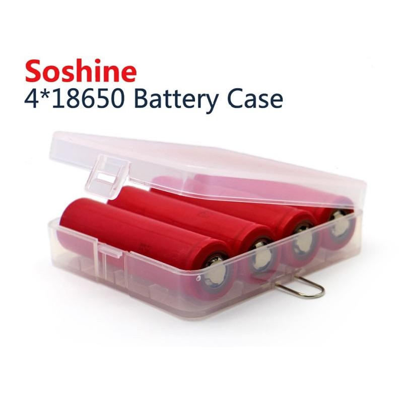 Batteriecase für 4 x 18650er