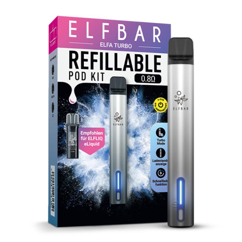 ELFBAR ELFA TURBO KIT 550mAh Leerpod 2ml
