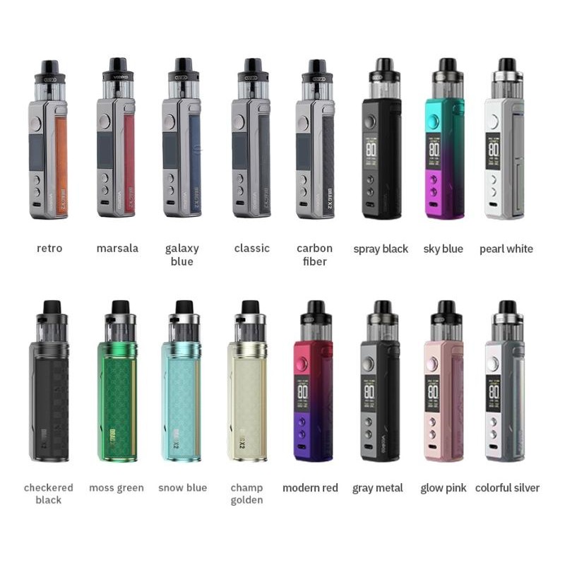 Voopoo DRAG X2 Podsystem 18650 Kit 80W 5ml