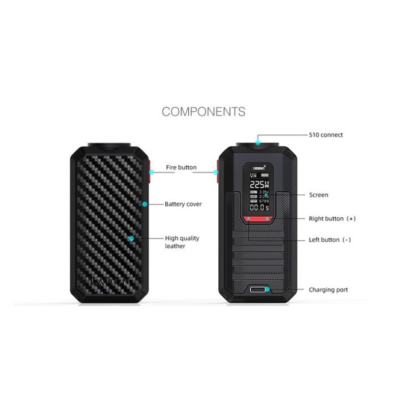 Smoant Ladon Mod. 225W, Akkuträger