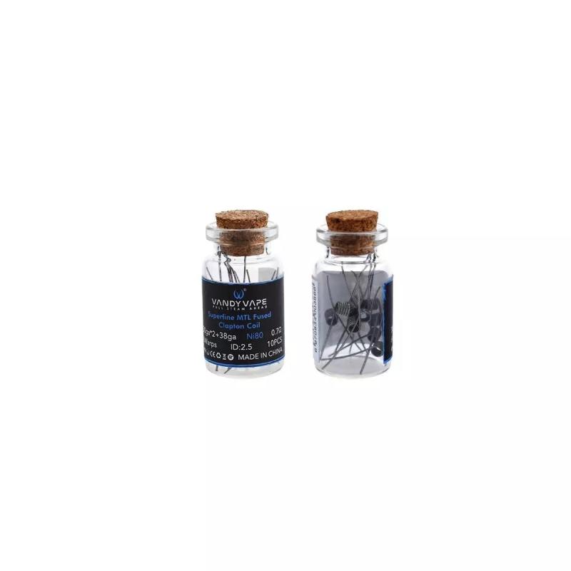 Vandy Vape Superfine MTL Fused Clapton Coils, 0.7 ...
