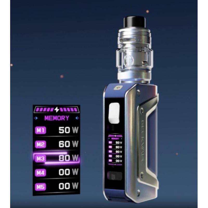 GeekVape Aegis Legend 3 200W TC Kit Zeus Fli Tank 5.5ml