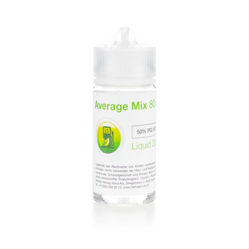 Liquid Station Average Mix Basis, 50VG/50PG, 0mg, ...