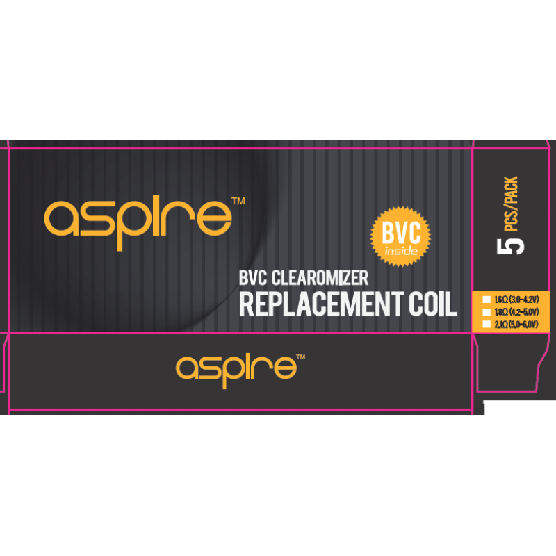 Aspire BVC Coils zu K1 K2 CE5 CE5-S ET ET-S ET-Glas Mini Vivi Nova