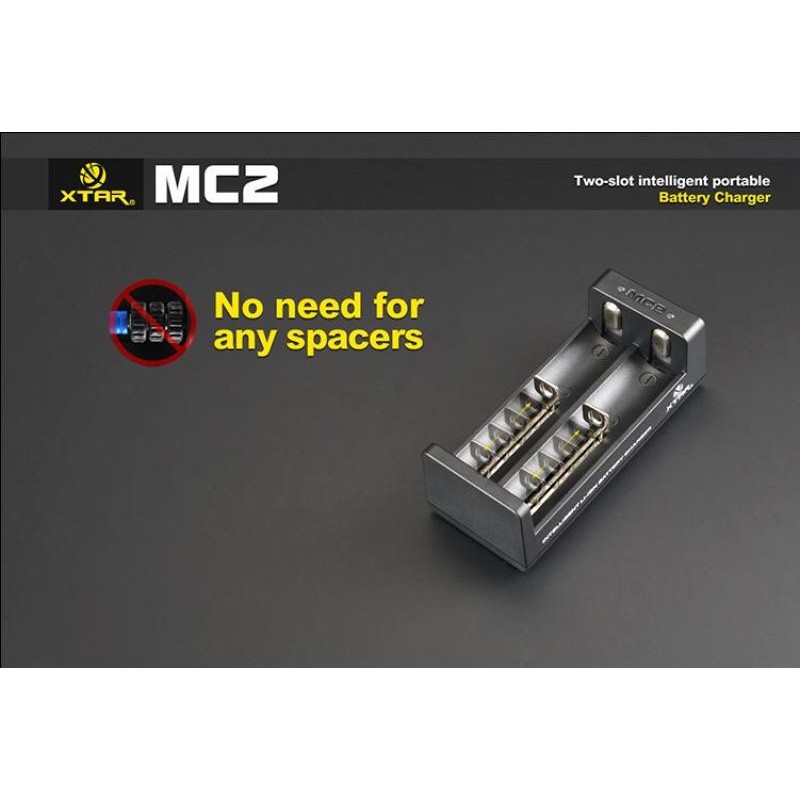 XTAR MC2 Ladegerät, 2-Slot