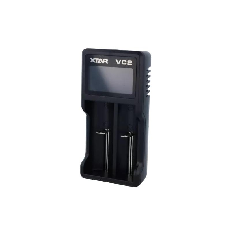 XTAR VC2, Ladegerät 2-Slot mit Display