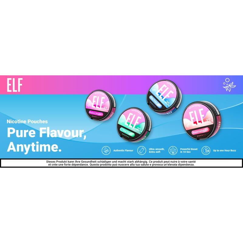ELF Nicotine Pouches 20mg Dose mit 20 Stk.