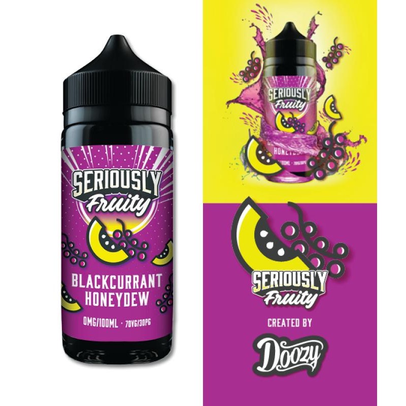 DOOZY VAPE - Seriously Fruity - Blackcurrant Honeydew 120ml Shortfill