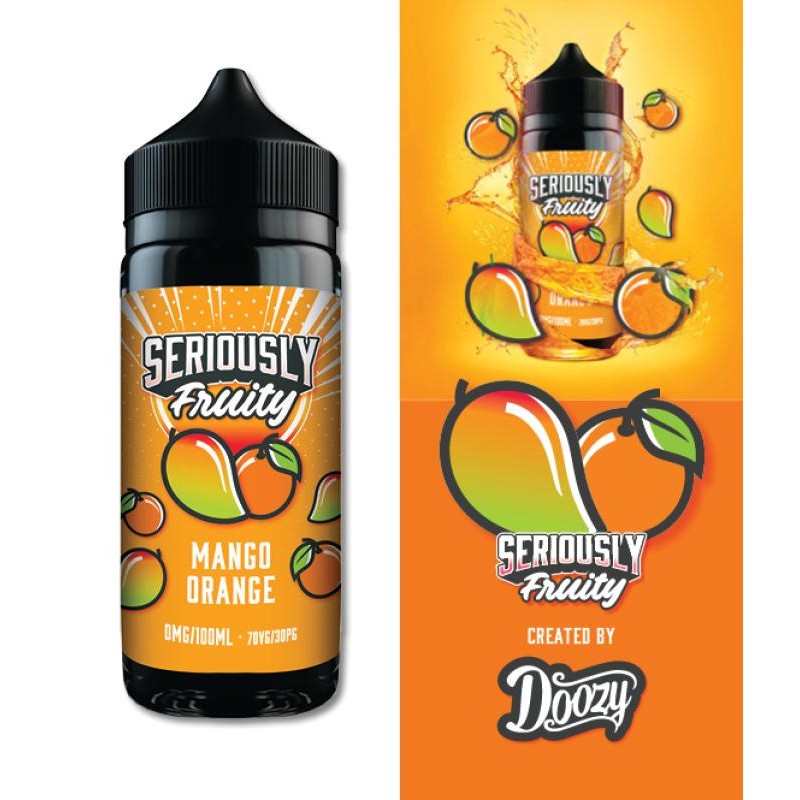 DOOZY VAPE - Seriously Fruity - Mango Orange 120ml Shortfill
