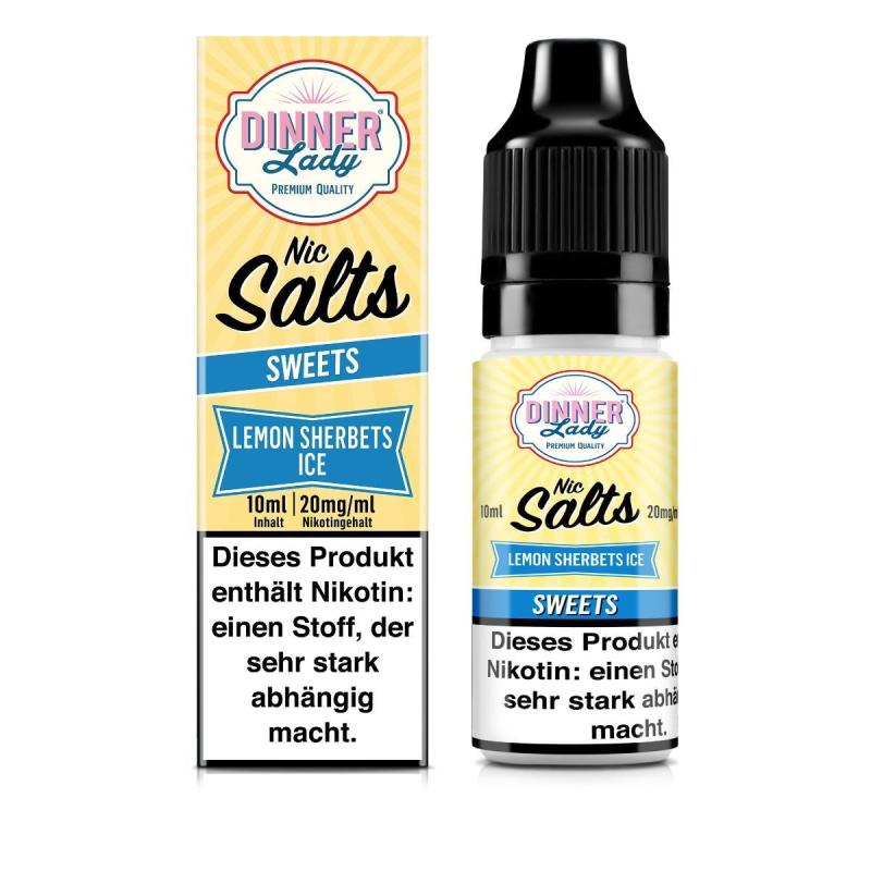Dinner Lady Lemon Sherbet ICE NicSalt 10 ml