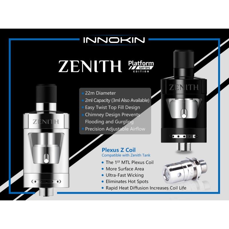 Innokin Zenith MTL Verdampfer 3ml, 22mm