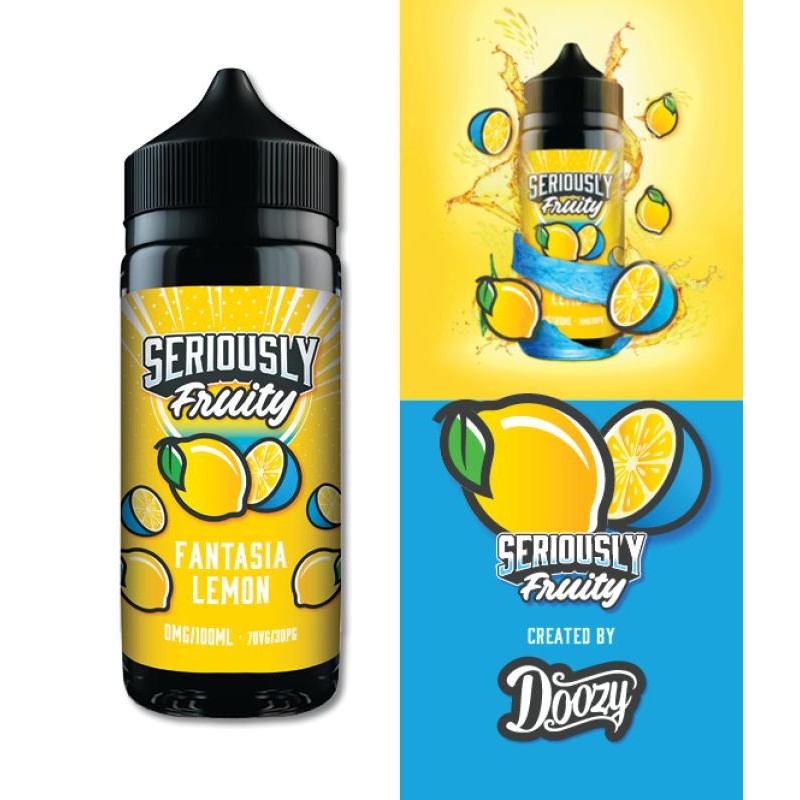 DOOZY VAPE - Seriously Fruity - Fantasia Lemon 120ml Shortfill