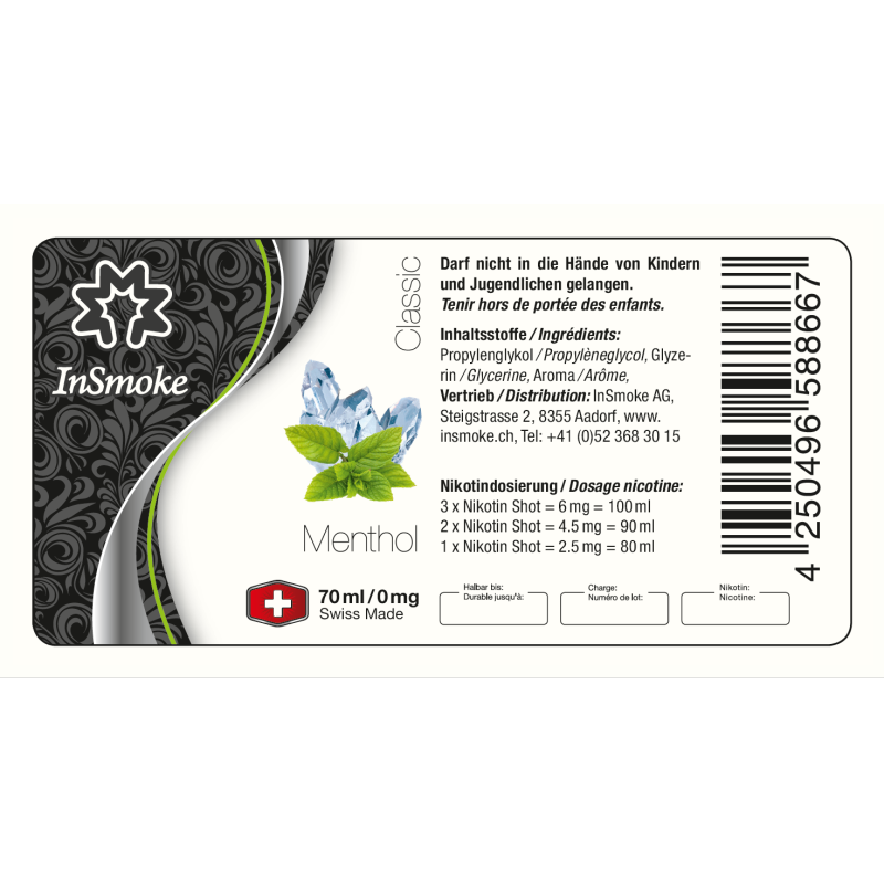 InSmoke Menthol 70ml
