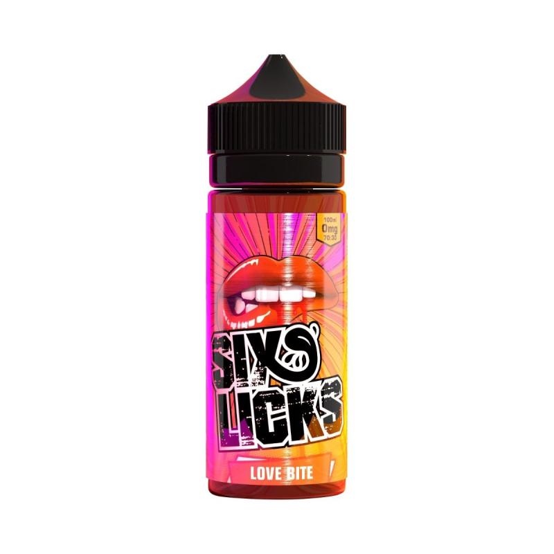Six Licks Love Bite 100 ml Shortfill