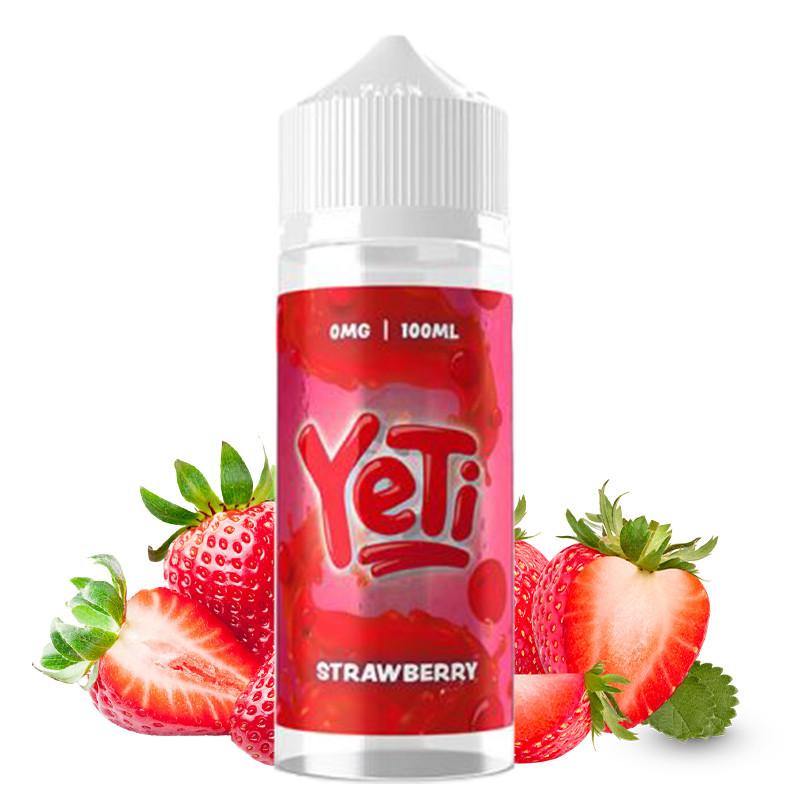 YETI Strawberry No Ice 100 ml Shortfill