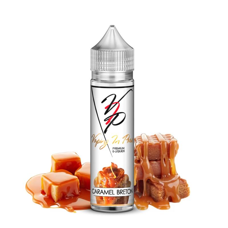 Vaping in Paris Caramel Breton, 50/70 ml, Shortfil...